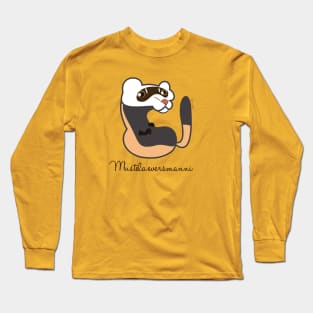 Steppe polecat Mustela eversmanni Long Sleeve T-Shirt